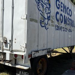 Semi Trailer, Storage, Job Site Shack. 