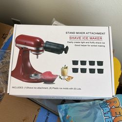 Shaved Ice Maker Stand Mixer Attachment 