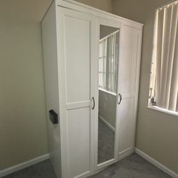 Ikea Large Closet Storage w/ Mirror