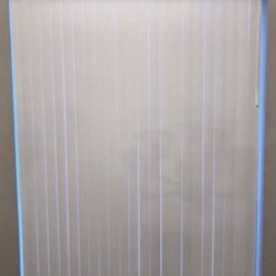 White Fabric Custom Made Vertical Blinds
