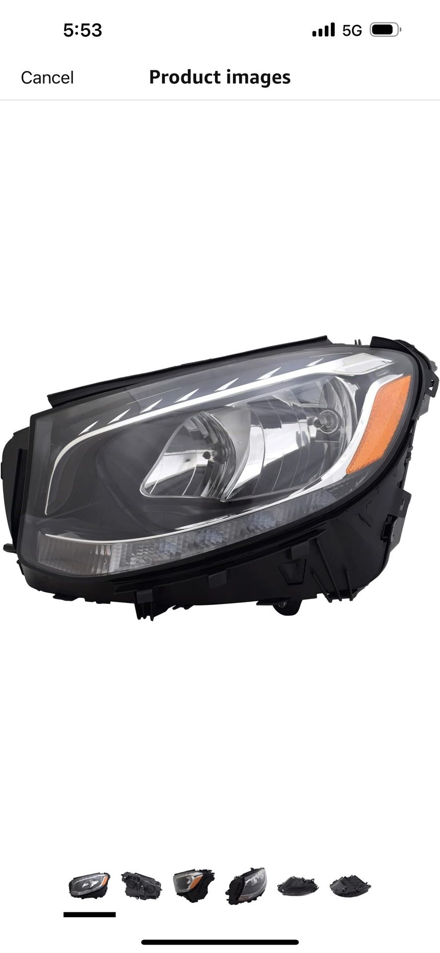 Mercedes Benz Front Passenger HeadLight 2017/2018/2019