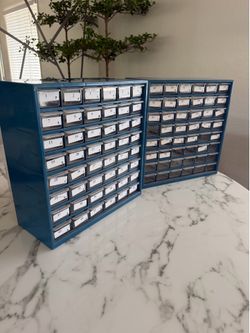 Vintage Small Part Storage Organizer 48 Drawer (2)