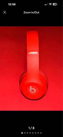 Beats by Dr. Dre MX472LLA Solo3 Wireless On-Ear Headphones - Citrus Red FLAWS