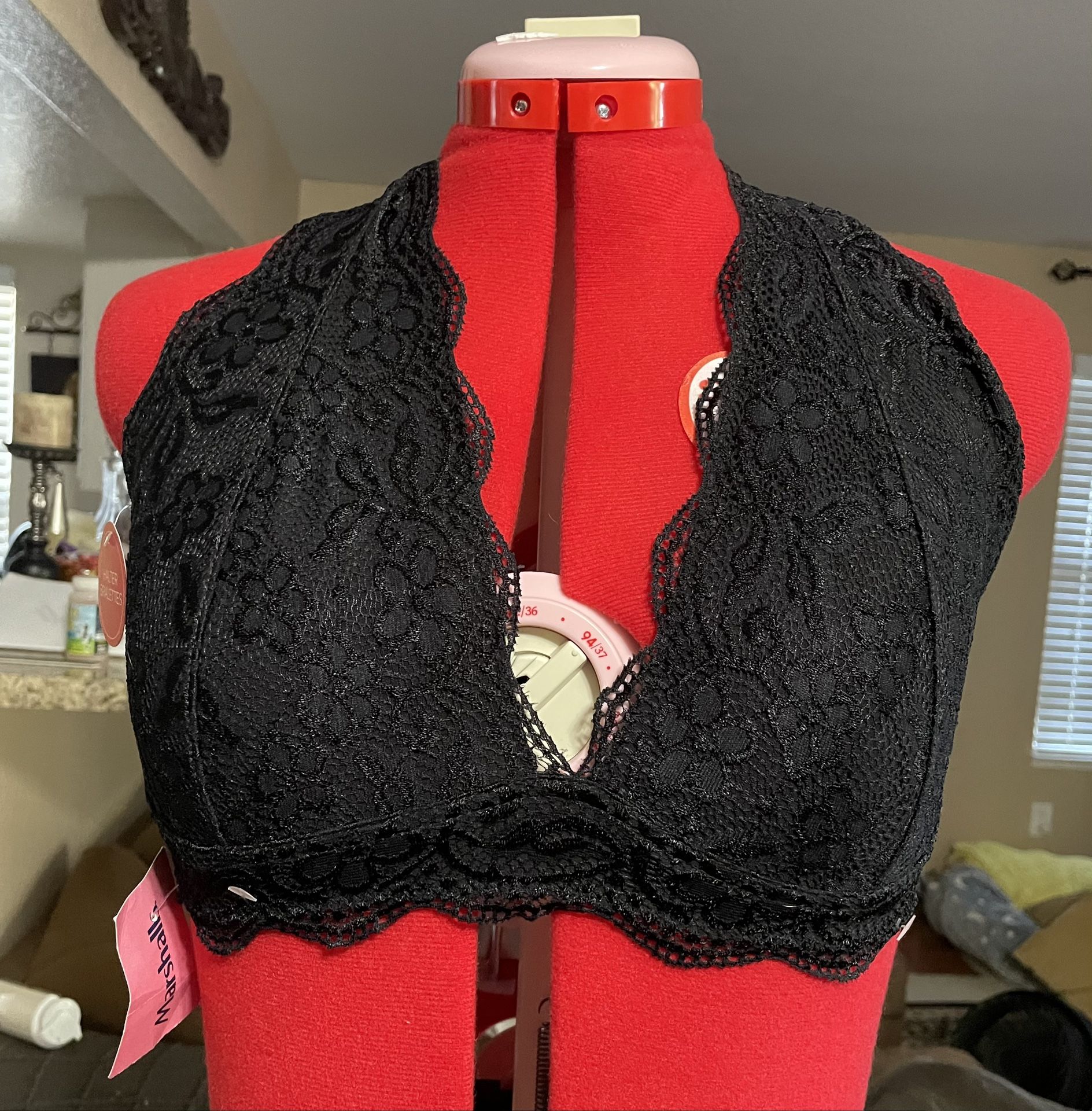 Black Halter Bralette