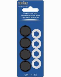 Cruiser Accessories 82650 Black Fastener Caps