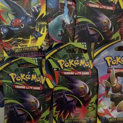 Pokemon Mega Evolution Phantasmal Flames sleeves