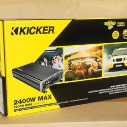 🚨 BLACK FRIDAY 🚨 Kicker CX Series Power Amplifier 2400 Watts Mono Subwoofer System 46CXA1200.1T 🚨 No Credit Needed 🚨 