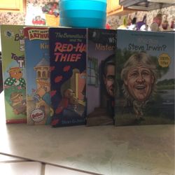 3 Bear Books, Mister Rodgers, & Steve Irwin Books 