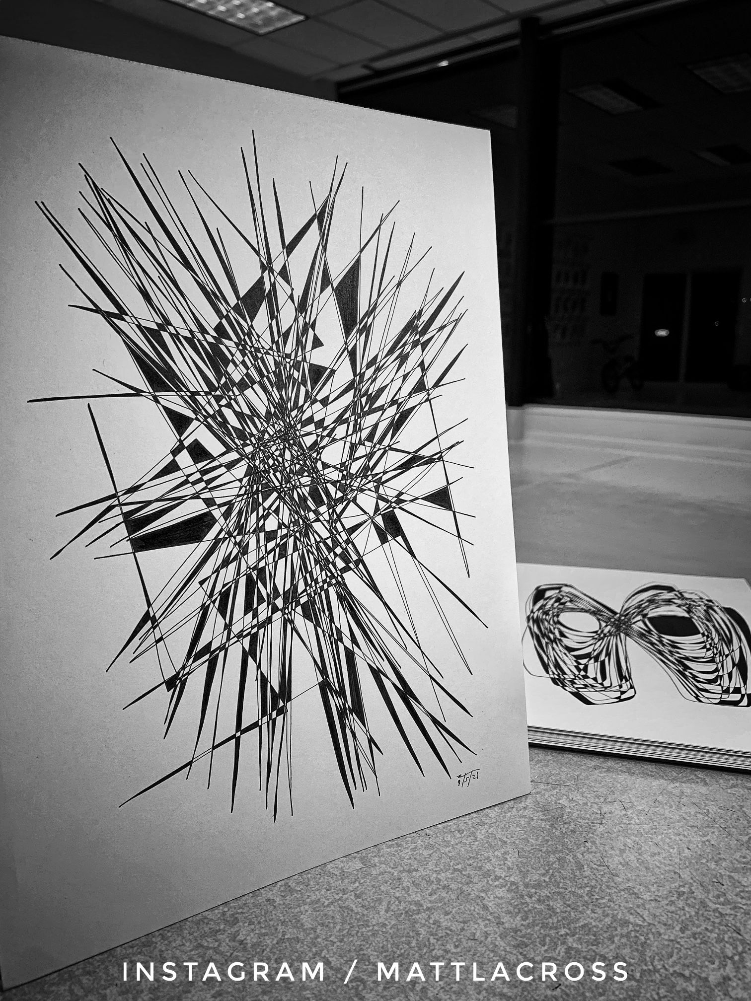 Original Ink Drawing by Seattle Artist