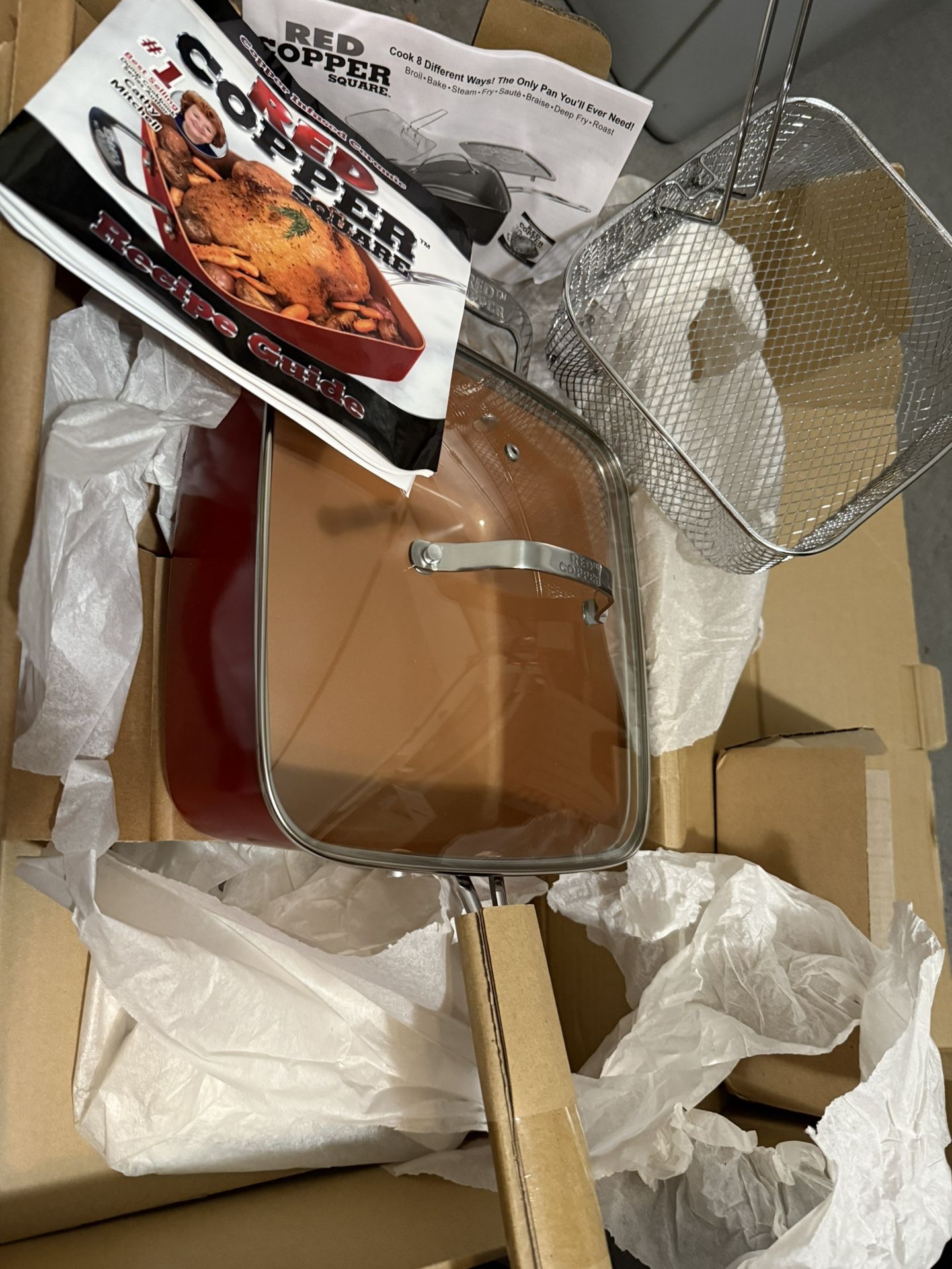 Brand New red Copper infused Ceramic