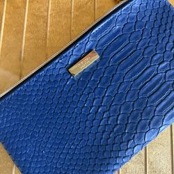 New Cle De Peau Snake Skin Cosmetic Bag