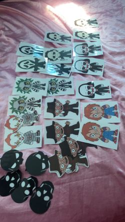 Scary Movie Stickers 28pcs