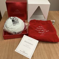 Wallace Silversmiths 2002 32nd Annual Christmas Sleigh Bell - Sealed, With Original Box  