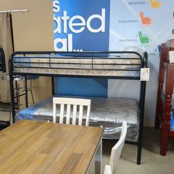 Full Over Full Metal Bunk Bed
