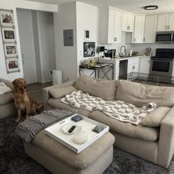 Sofas & ottoman 