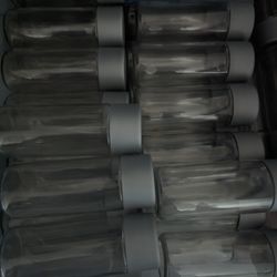 10 PC Small Glass Bottles