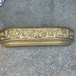 Home Interior Gold Shelve