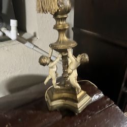 Victorian Cherub Lamp