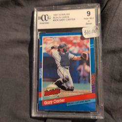 Gary Carter Graded Card
