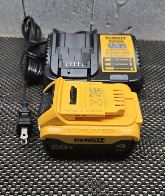 Dewalt  Battery  And  Charger 