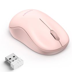 TECKNET Mouse inalámbrico para laptop, mouse silencioso de 2.4 G, silencioso.