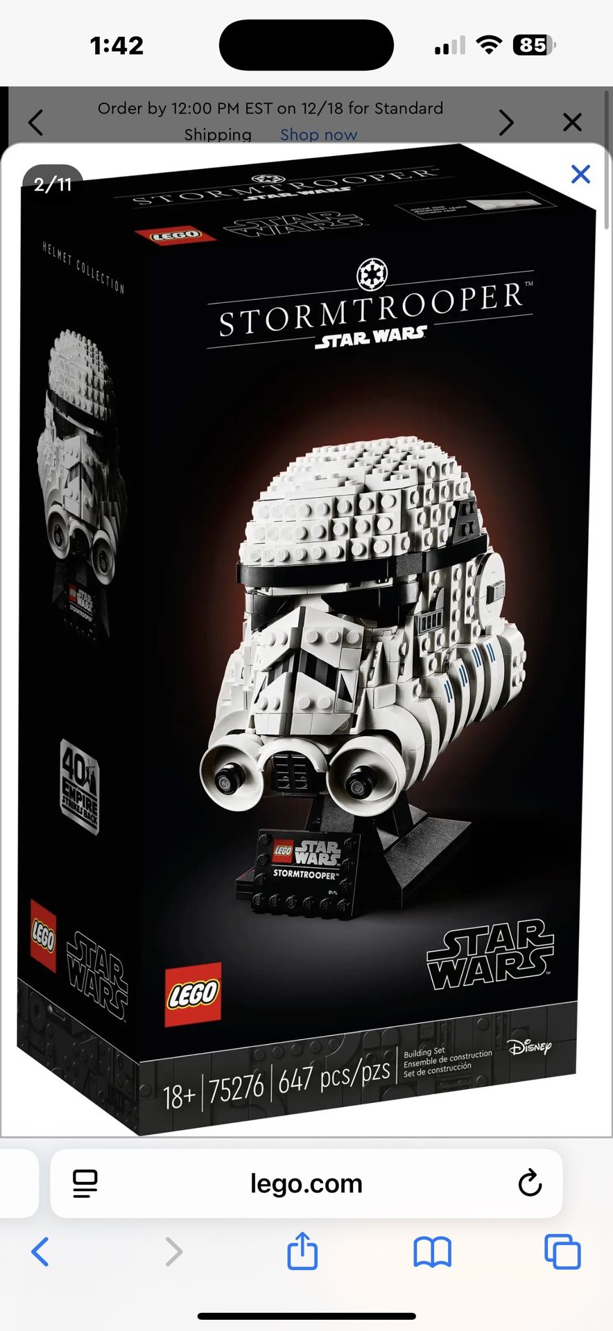 Lego Star Wars Storm Trooper Set