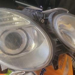 Mercedes E350 right & left headlights