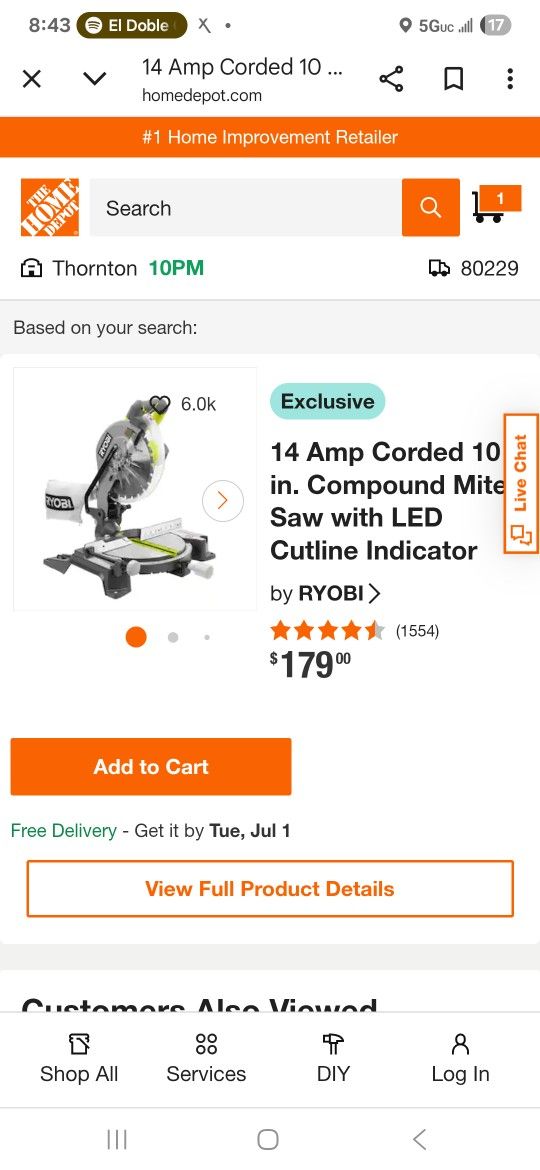 10 Inch Royobi Miter Saw
