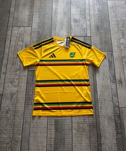 adidas Men's Jamaica Football 2026  Jersey Yellow Green and Red Men’s Size Medium