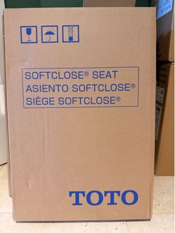 TOTO elongated softclose seat. UNOPENED BOX