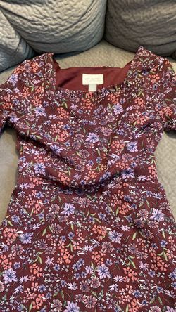 Girls Floral Print Dress