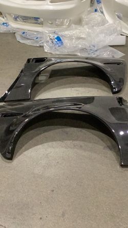 2005-2013 Chevrolet Corvette C6 Carbon Creations ZR1 Look Rear Fenders - 2 Piece
