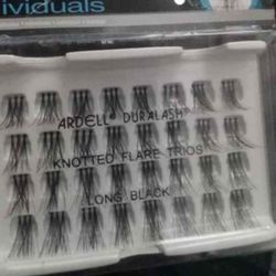 $5 each. Lashes Ardell professional individuals. Trio 3 in 1 lashes. Duralsh, knotted flare trios, short black lashes. 
