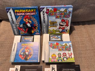 Mario Kart and Super Mario Advance