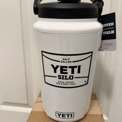 YETI Silo 1/2 Gallon Water Jug – White – New in Box