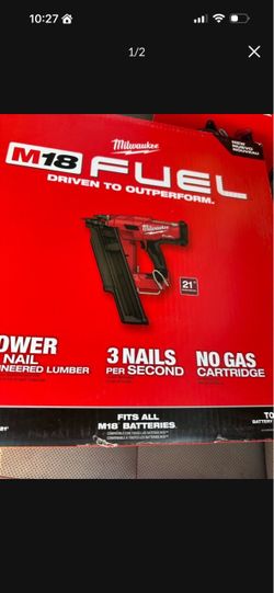 Milwaukee m18 fuel 21 degree framing nailer new