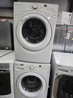 Whirlpool Washer And Dryer Set Electric Lavadora y Secadora H38 w27 d27