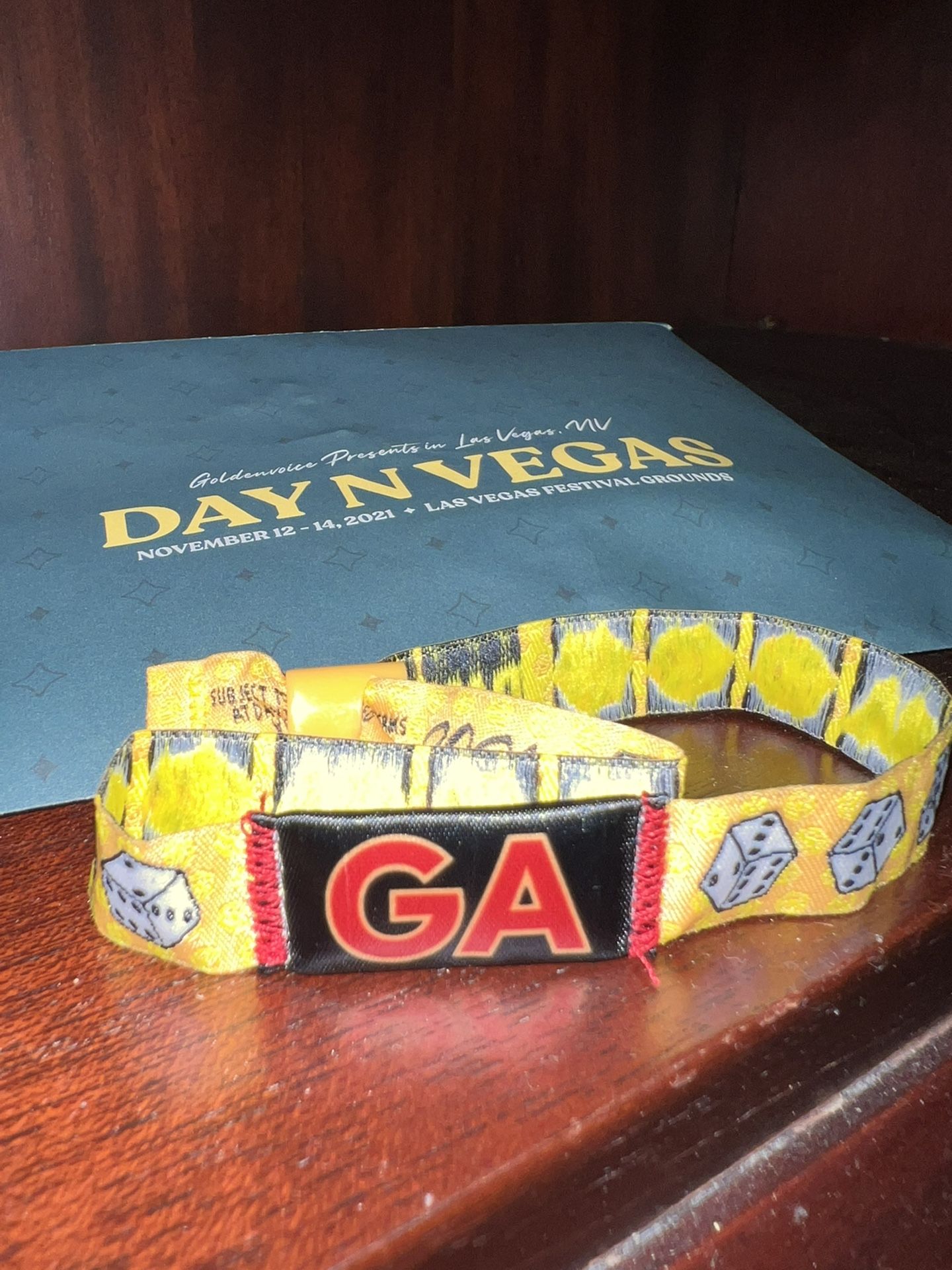 Day N Vegas 2021 Wristband