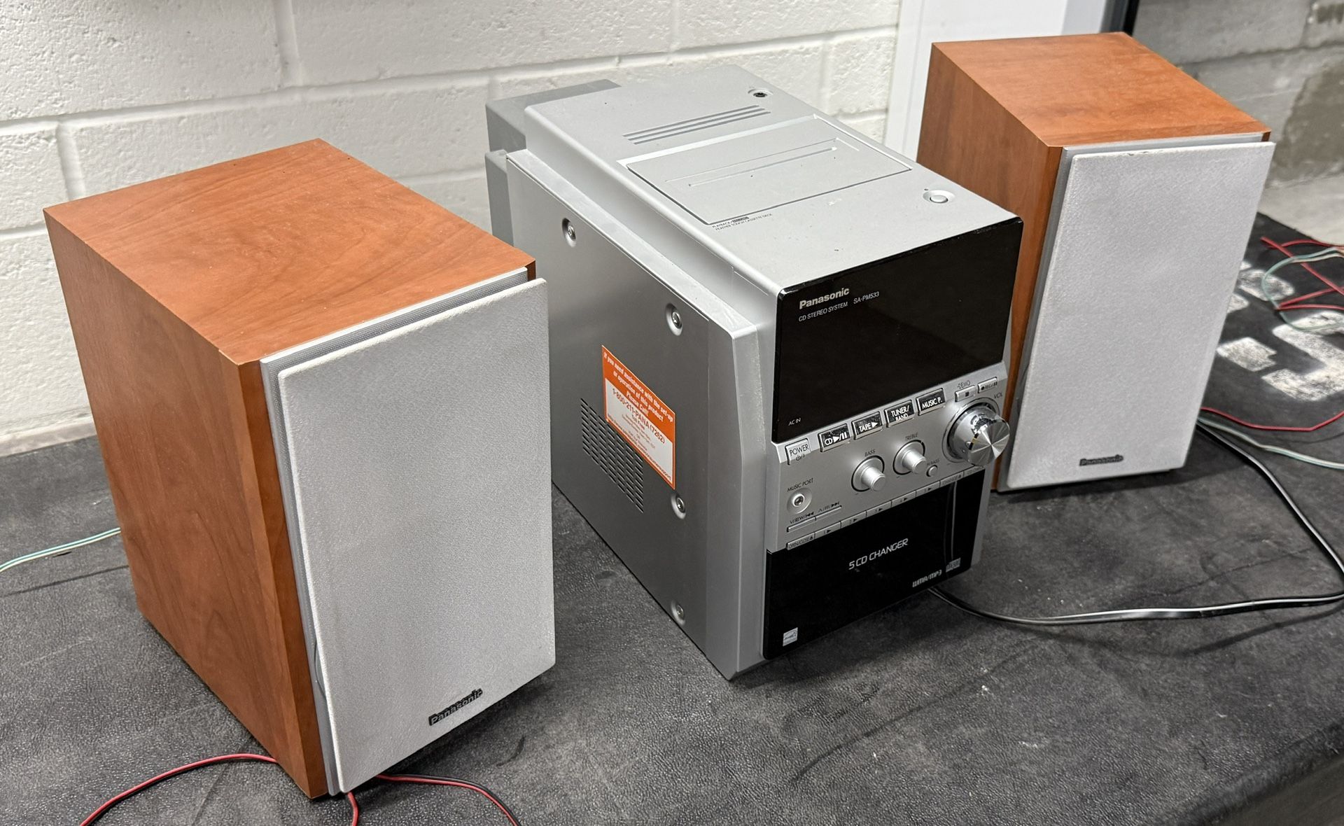 Panasonic - CD STEREO SYSTEM SA-PM533