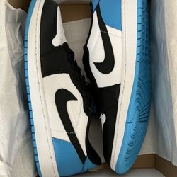 Nike Air Jordan 1 Low Powder Blue Size 14