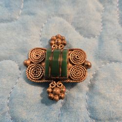 Vintage Taxco Silver Pin