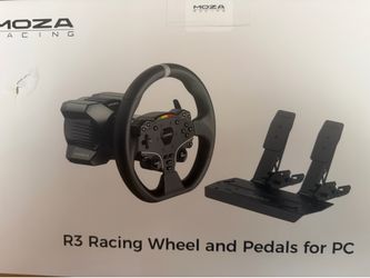Moza wheel and metal stand for sale $300 for all pickup available today