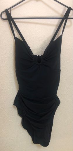 Black One-Piece Swimsuit