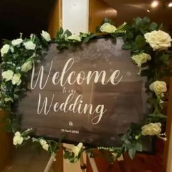 2.2M Artificial White Flower Fake Hanging Fake Vine Plants Leaves Artificials Garland Flowers Wedding Decoration