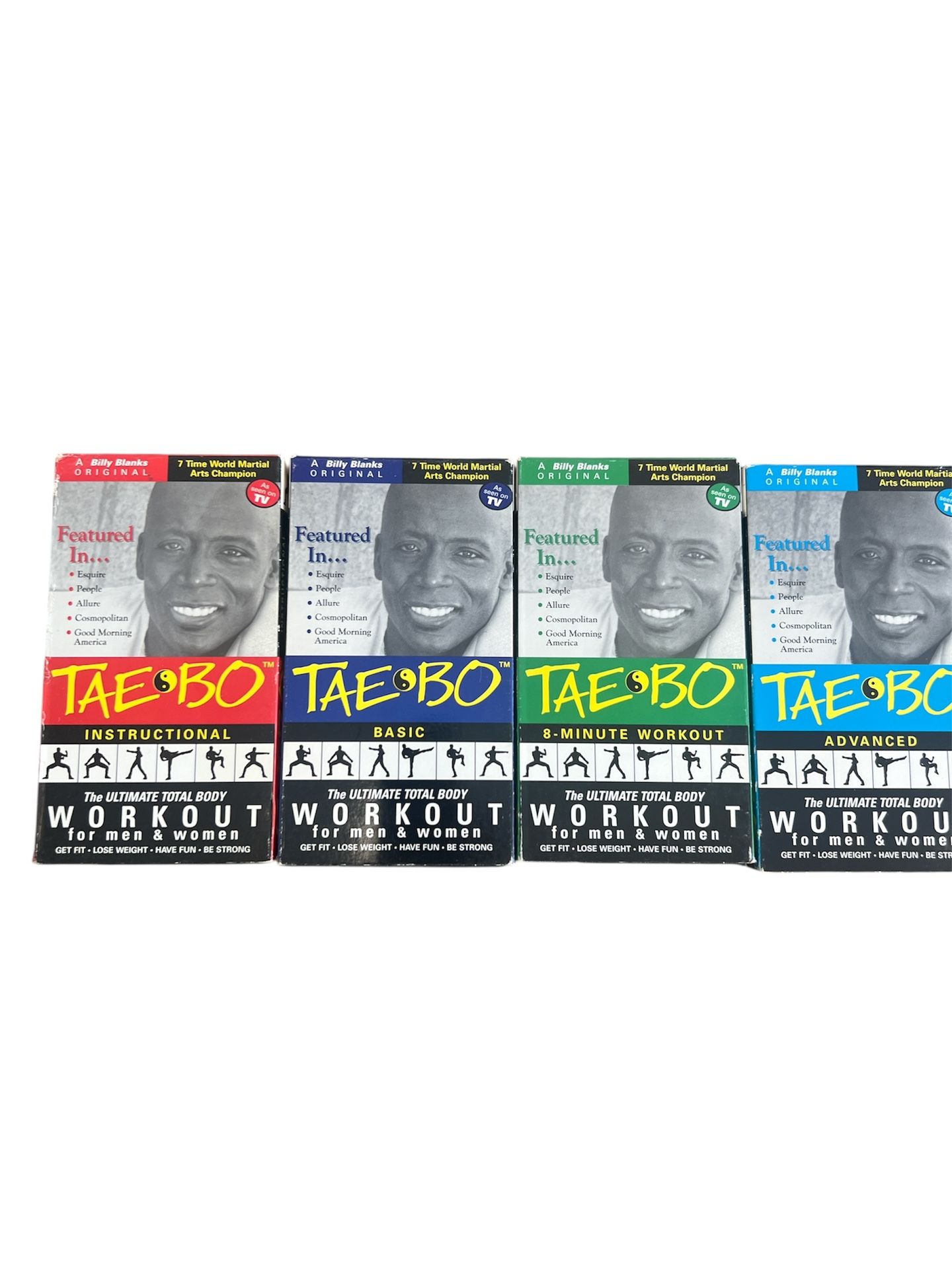 Tae Bo 4 VHS Set by Billy Blanks