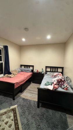 Twin bed 2 with dresser