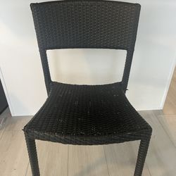 Black Patio Chair