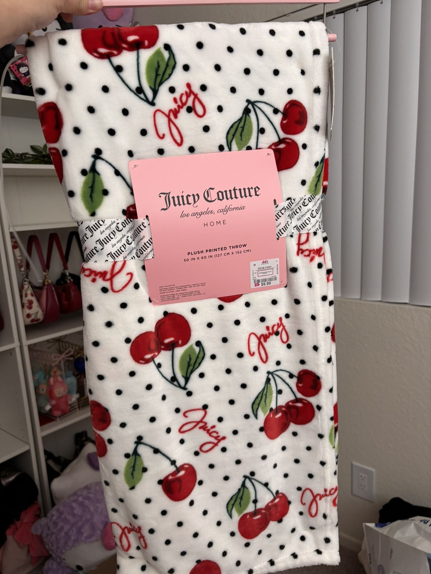 Juicy Couture Throw Blanket 
