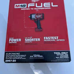 (New Style )🚨Milwaukee M18 FUEL 1/2 in High Torque Impact Wrench with Friction Ring (Tool Only)