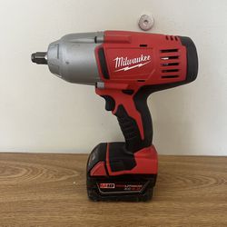 Milwaukee 2663-20 M18 18V Cordless Impact Wrench With 5.0AH Battery